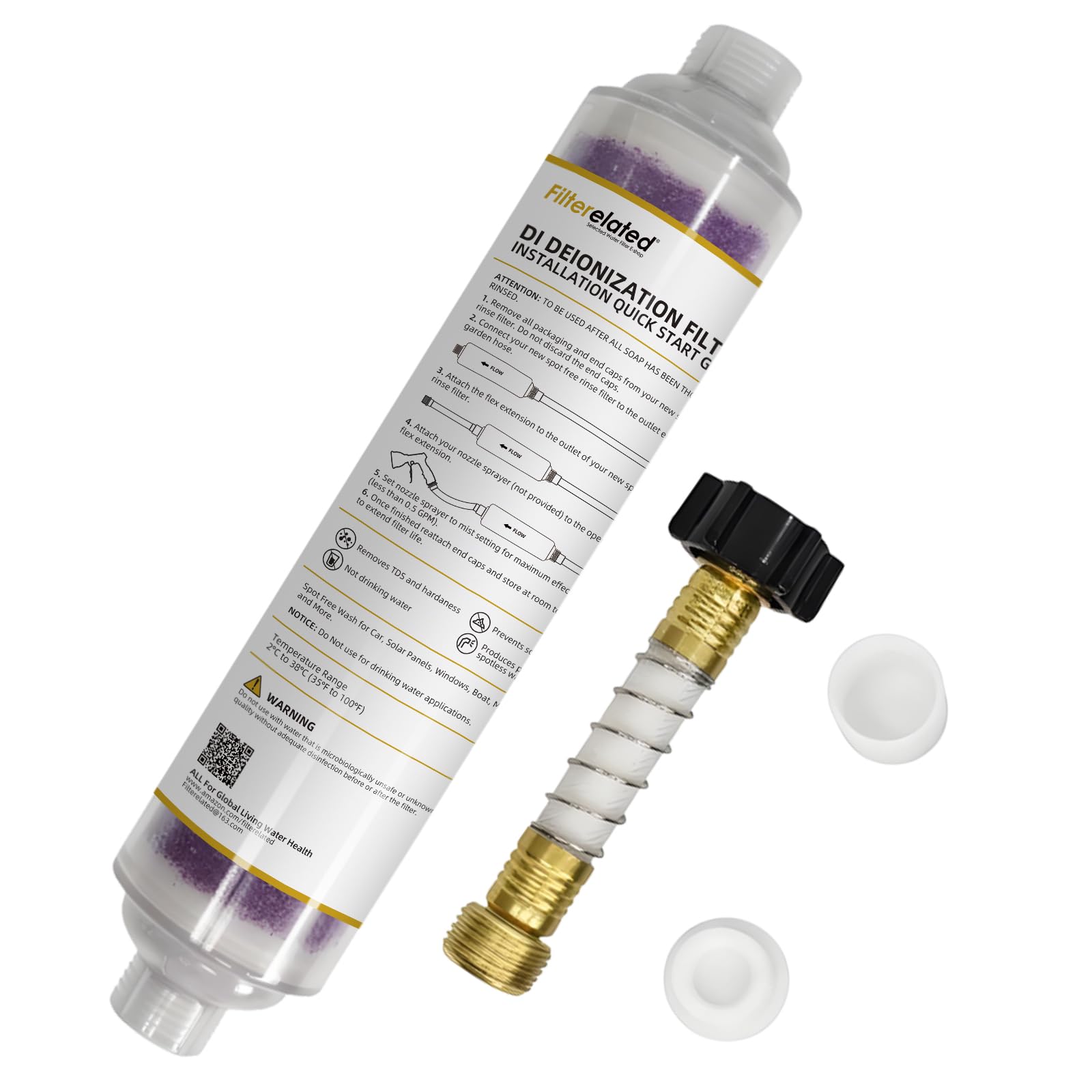 Filterelated Spotless Car Wash Inline Deionizer