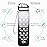 Enerbone 32 oz Water Bottle, Leakproof BPA & Toxic Free, Motivational Water Bottle with Times to Drink and Straw, Fitness Sports Water Bottle with Strap for Office, Gym, Outdoor Sports, Gray-Black