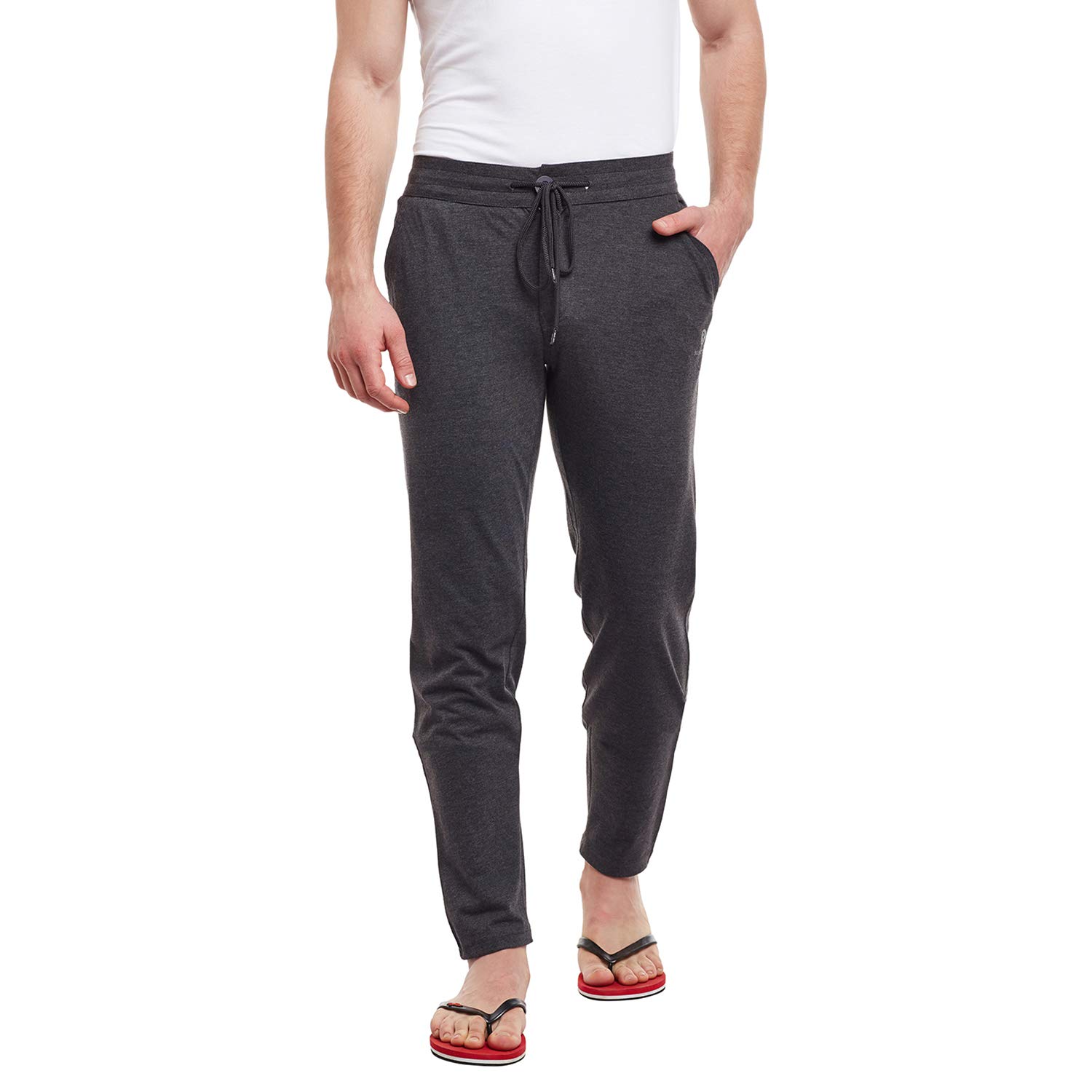 Solid Color Men's Track Pants-image-44