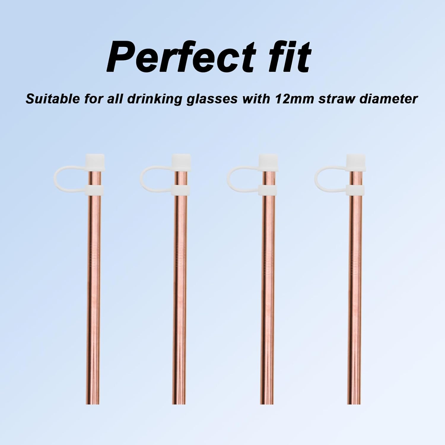 BOXOB 4pcs Silicone Straw Tip Covers Compatible with Brumate Era 30oz and 40oz Tumbler, 12mm Dust-Proof Cup Accessories Straw Cap Toppers Protector, BPA-Free Leakproof & Travel-Friendly (White) - Image 3