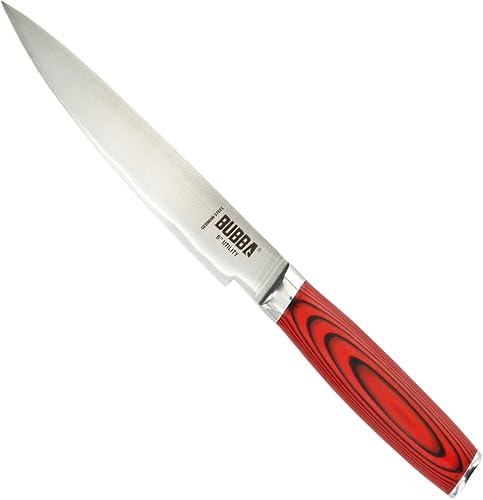 BUBBA Cuchillo utilitario Kitchen Series de 6 pulgadas perfecto para picar y cortar verduras pequeñas, carnes y hierbas.
