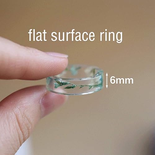 Miniatura 3 de Paquete de 10 moldes de silicona para anillos de resina epoxi, fabricación única de joyas, molde de fundición de resina