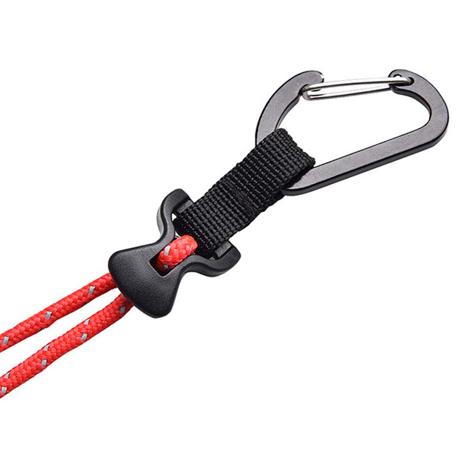 8 Cordini Da Tenda Riflettenti 4mm Con Tensionatori In Alluminio - Ultra Leggere Per Campeggio E Teloni - 3