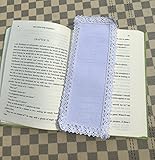 10 Pieces of Book Marker Cross Stitch Kits. Egyptian Cotton, 100% Cotton 14ct aida with Cotton lace Cross Stitch Book Markers