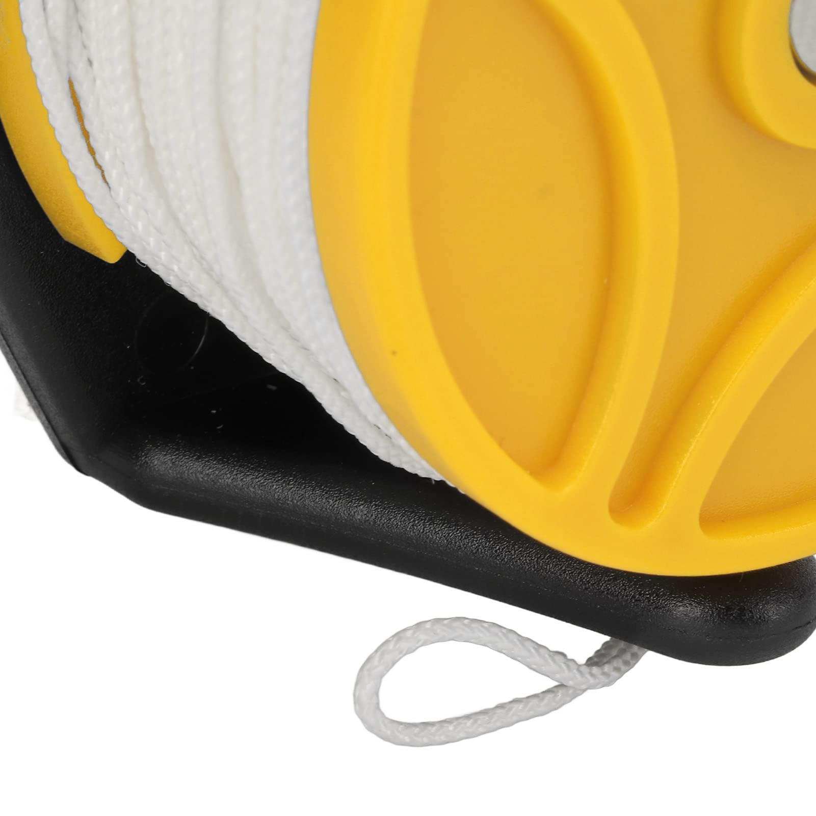 EntatialZ9JzxgO2 Enrouleur de plongée, INOX, Cordon de 46 m, Enrouleur de Corde de plongée indéchirable pour la plongée en exil