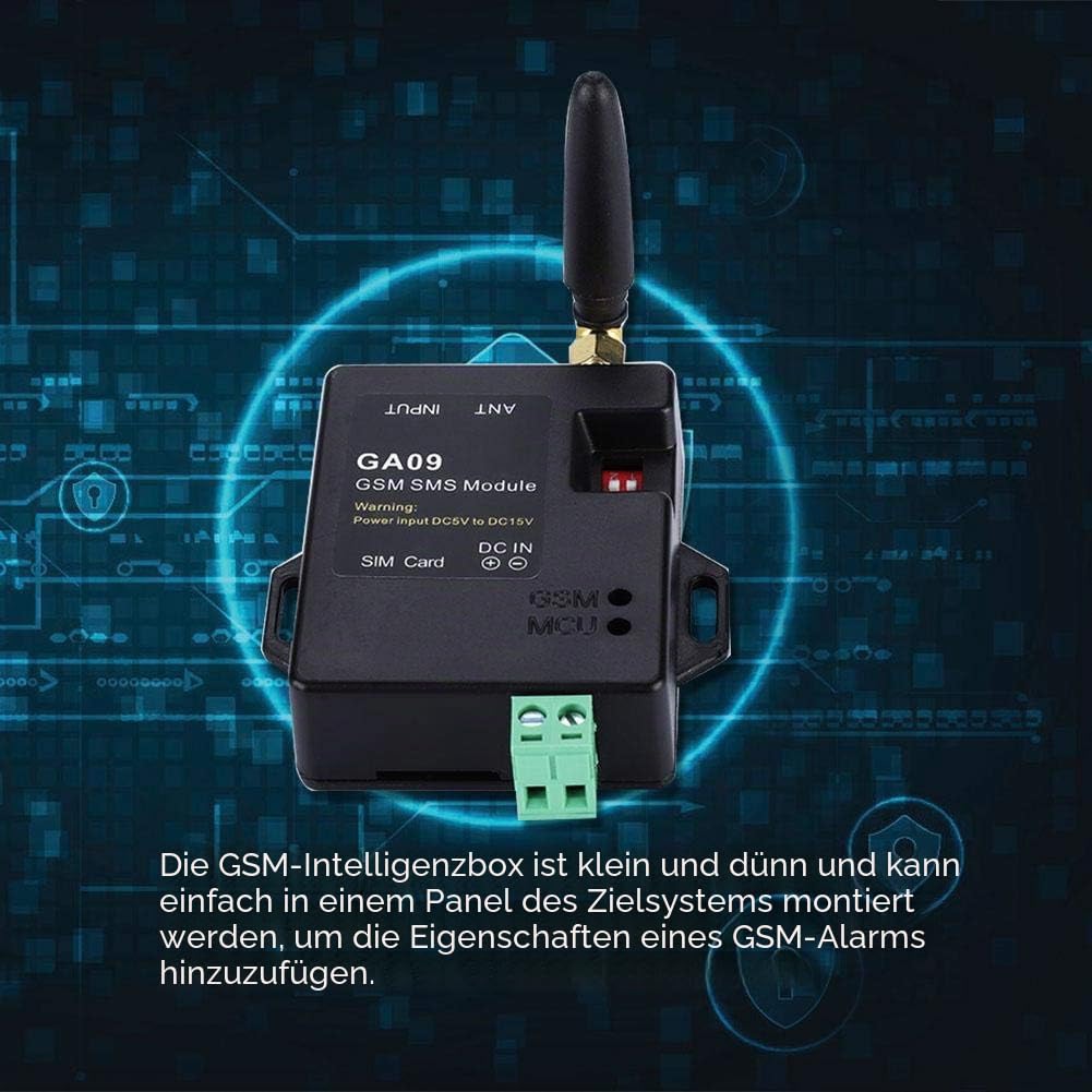 GOTOTOP GSM Alarmanlage, 8-Kanal Kabellos | SMS Alarm System, DC5-15V, Heim Sicherheit