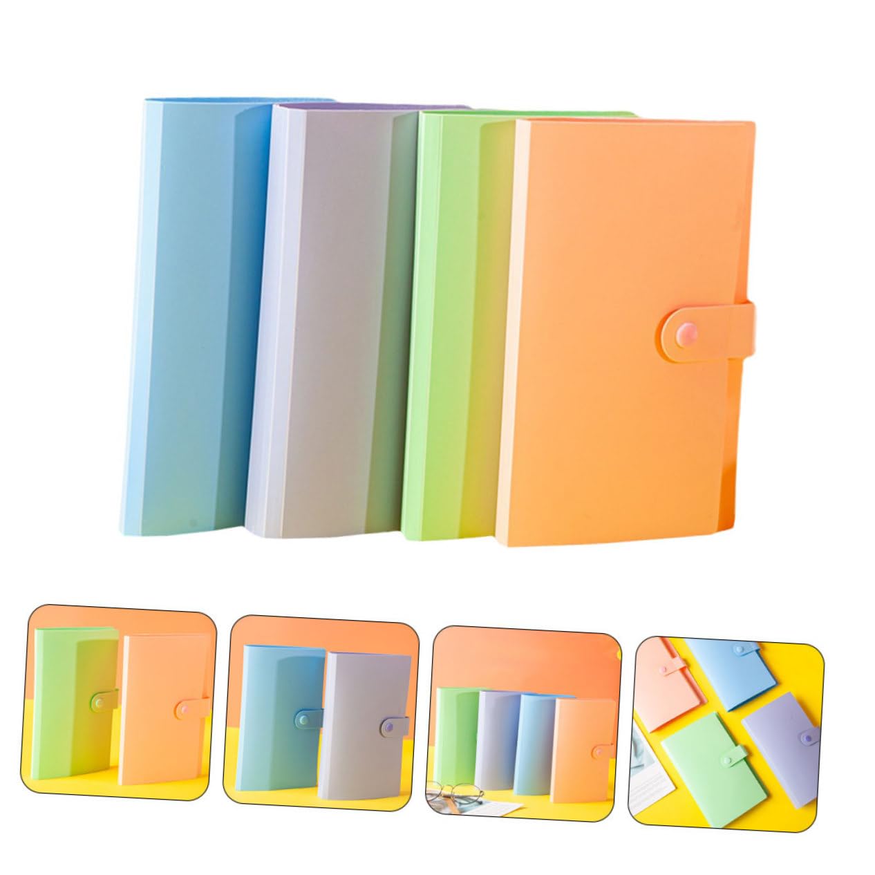 Album Porta Banconote per Collezione, 4 Libri in Pp Trasparente