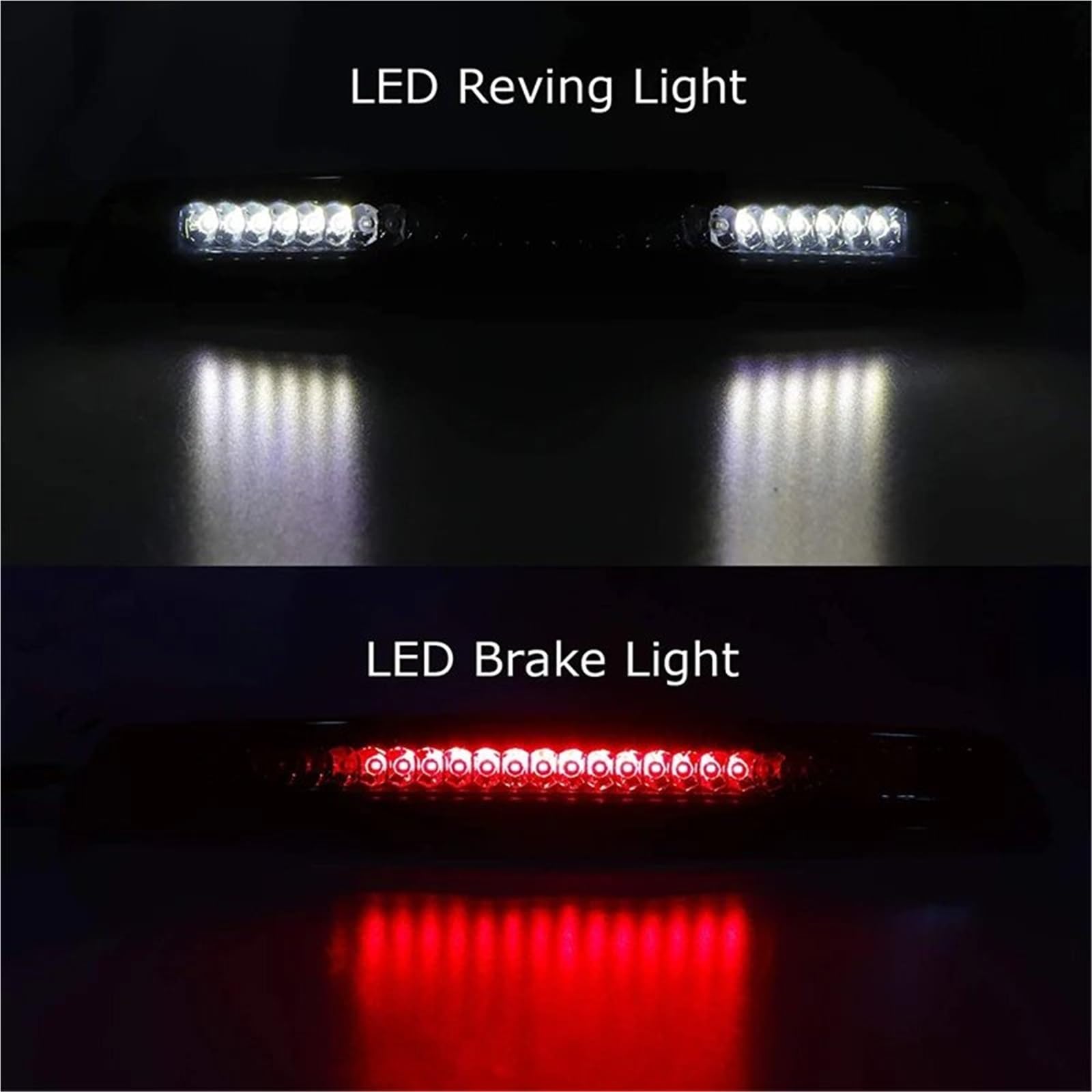 Terza Luce Stop Auto LED Terza Luce Freno Per Nissan Per Titan Per Frontier 2005-2021 3RD Coda Luce Freno Nero Freno Arresto Lampada Di Coda Luci Terzo Stop