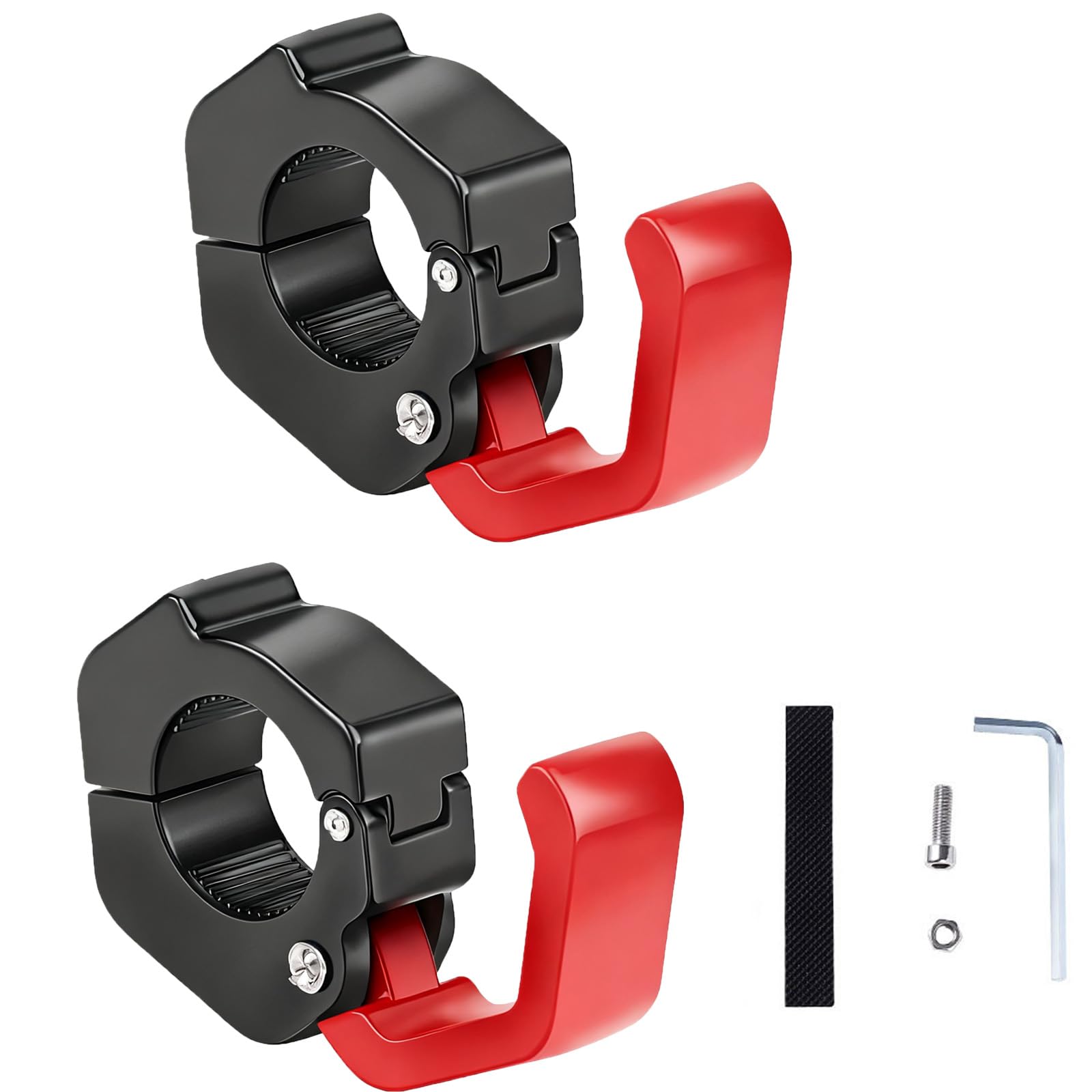 2 Pieces Front Hook for Electric Scooter, E Scooter Hook Multifunction Hook Front Hook for Electric Scooter and Bike Design ABC