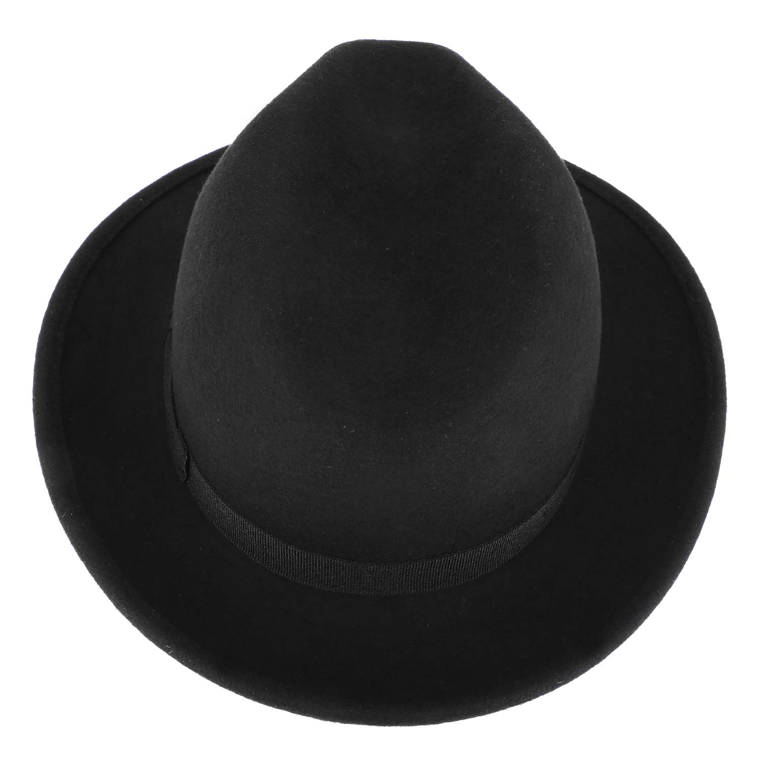 fiebig Fedora Wollfilzhut | Bogart Filzhut für Damen und Herren | Klassischer Sitz im Sommer und Winter | Classic Hat Made in Italy