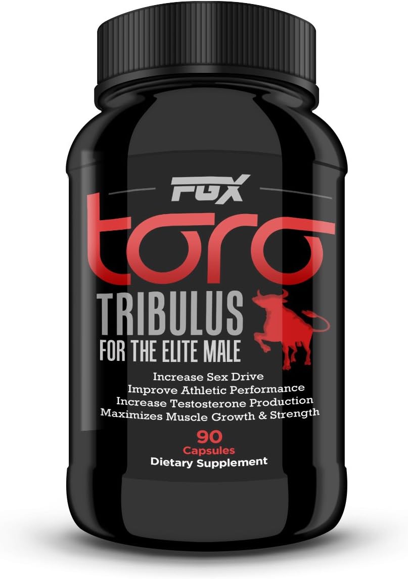 Toro by FGX Nutrition, 1000 Mg of Tribulus 90 ct - Increase Testosterone Production, Libido Boosters - (Herbal Remedy)