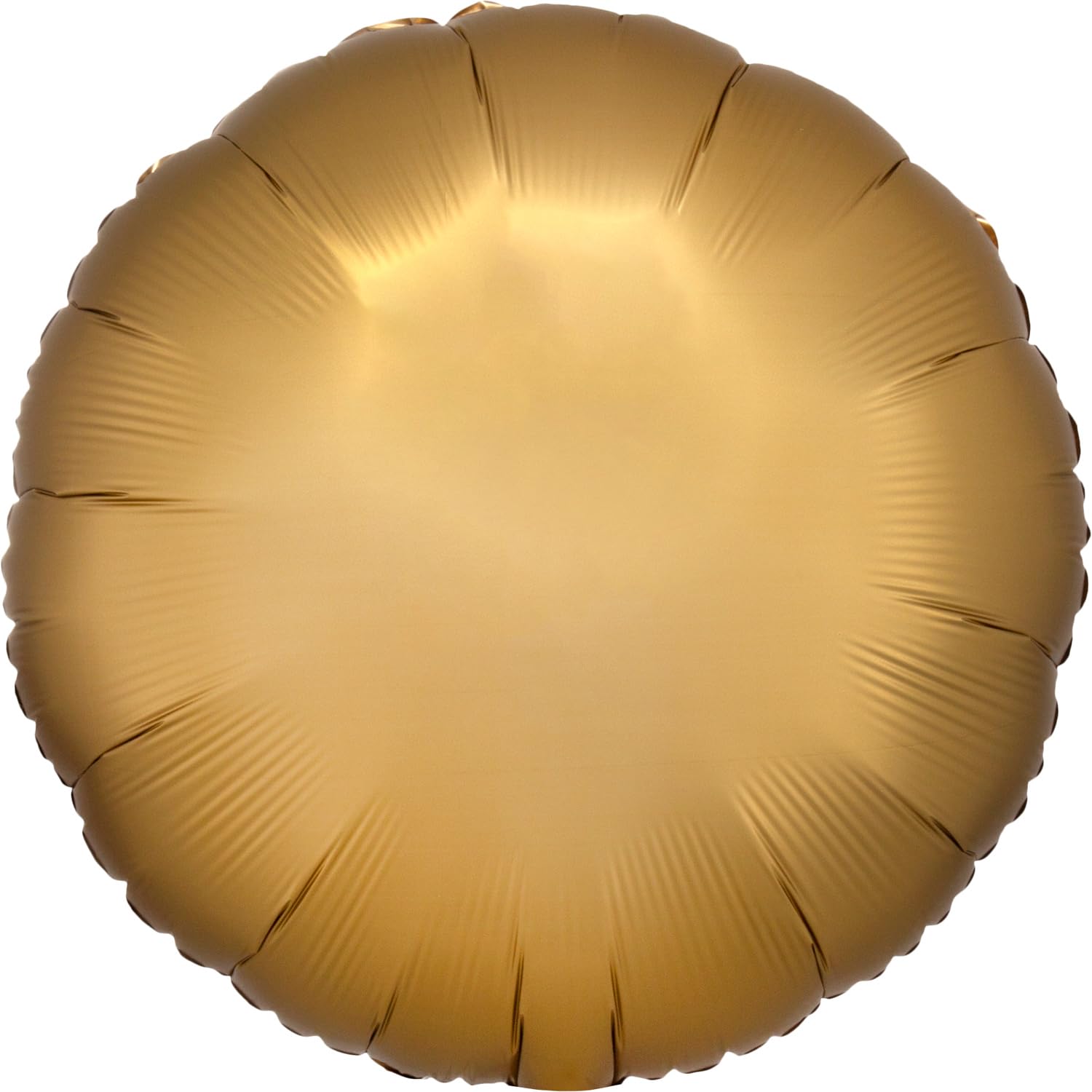 amscan 9914101 Silk Lustre Gold Round PKG