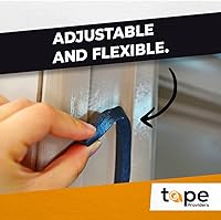 Vista 7 de WOD SSFLDFT Cinta aislante de espuma autoadhesiva de 1/2 pulgada de grosor, 5/8 pulgadas x 25 pies, fabricado en Estados Unidos, impermeabilización