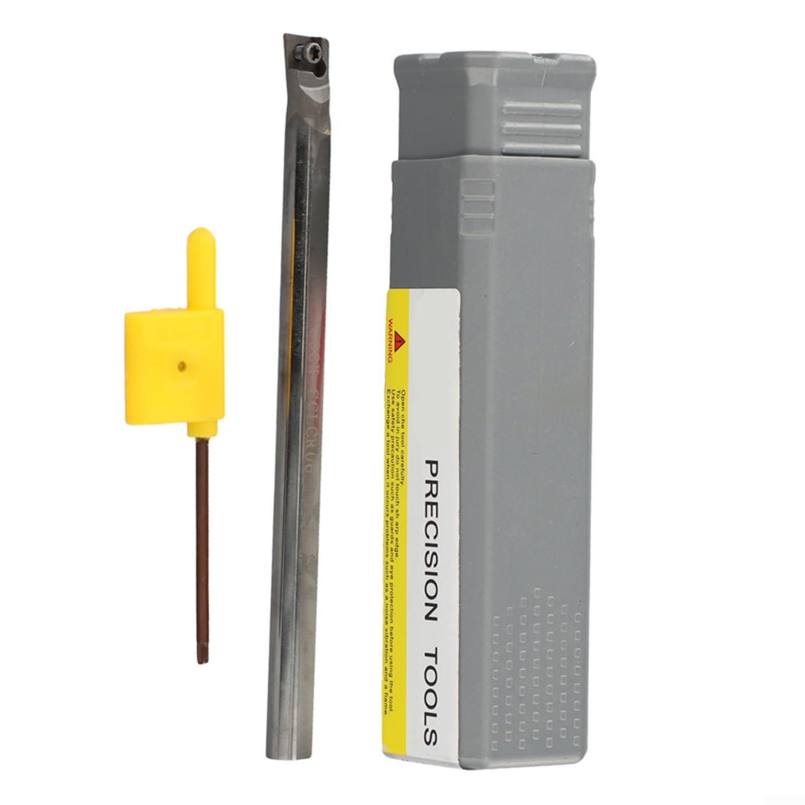 C08K-SCLCR06 Porte-outil de tournage en carbure solide 125 mm Barre d'alésage interne pour insert CCMT0602 Tige 8 mm Diamètre de la tige Usinage en métal