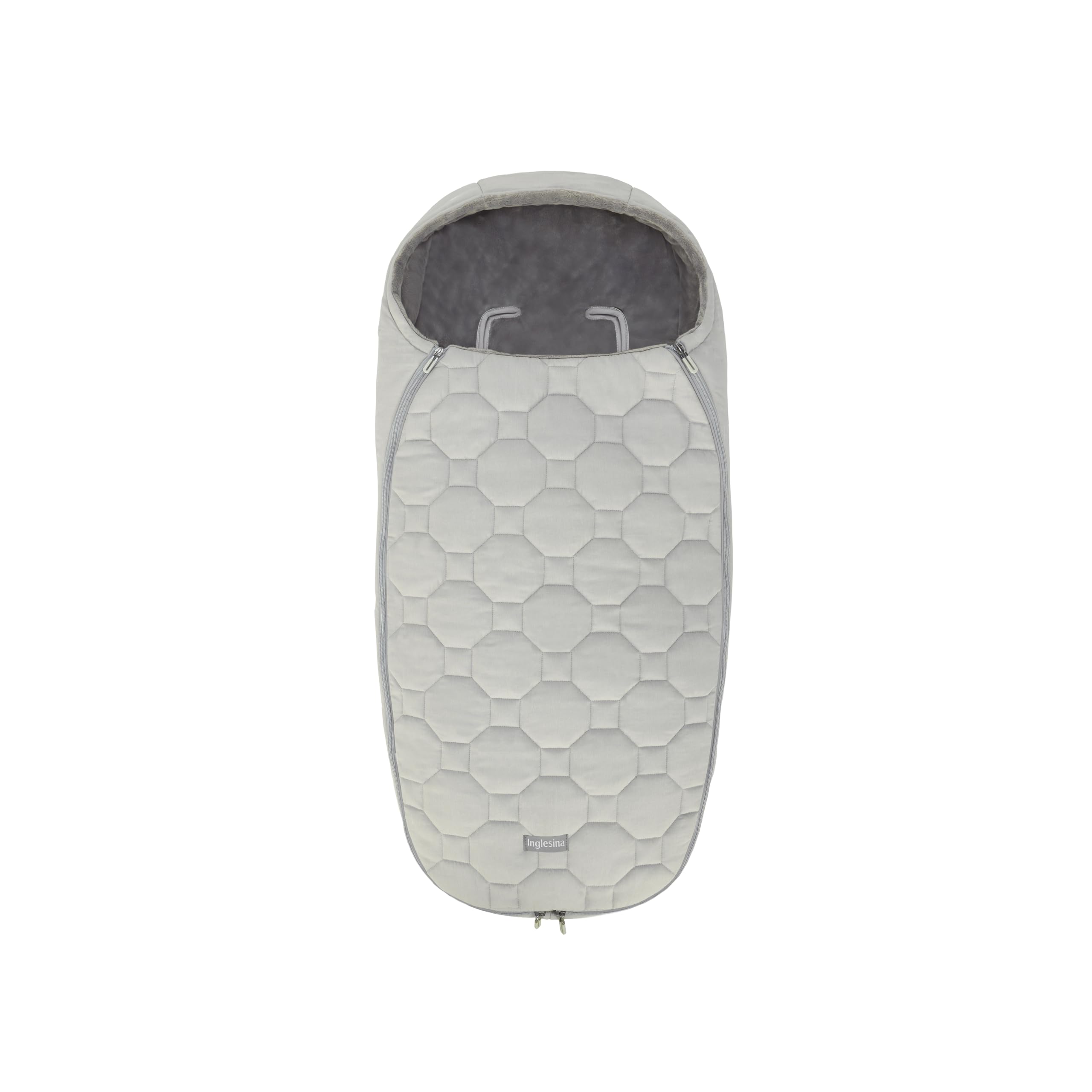 Sacco Invernale Passeggino Inglesina, Imbottito, Caldo e Confortevole, Protezione Freddo e Sicurezza, Compatibile con passeggini Inglesina, Iceberg Grey