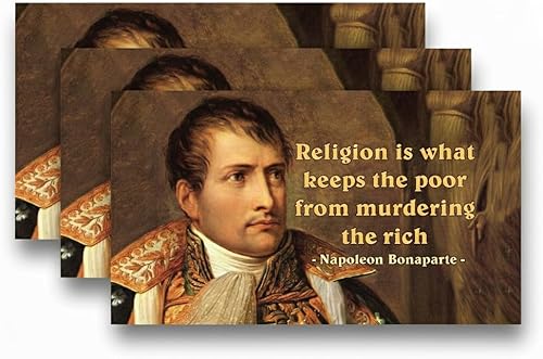 Miniatura 3 de Religión es lo que evita que los pobres asesinen a los ricos imán para refrigerador - [3 x 2 pulgadas]