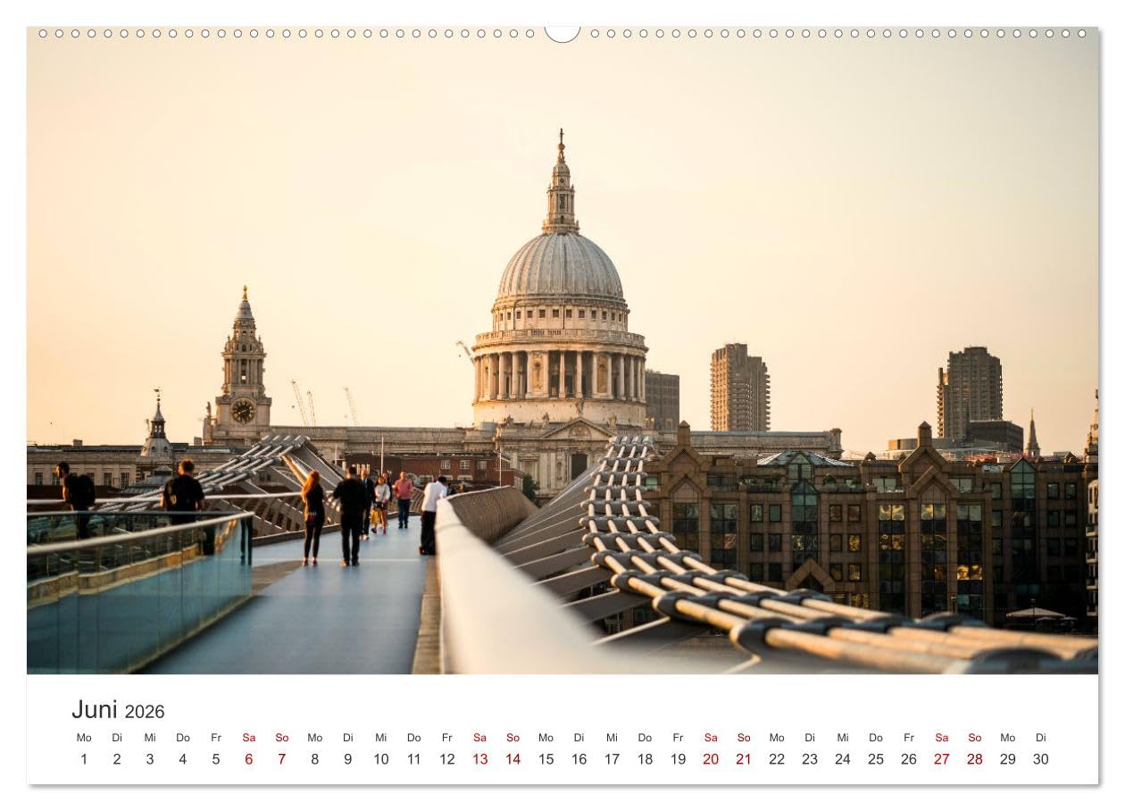 London - In der Stadt der Superlative. (Wandkalender 2026 DIN A2 quer), CALVENDO Monatskalender: Doppeldeckerbusse, Telefonzellen und eine königliche Familie. (CALVENDO Orte)