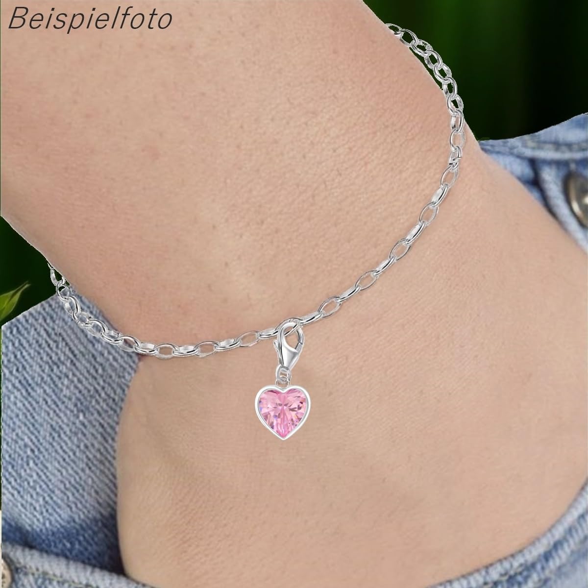Goldene Hufeisen Breloque pour bracelet à breloques en argent 925 véritable - Pour enfant fille et bébé femme