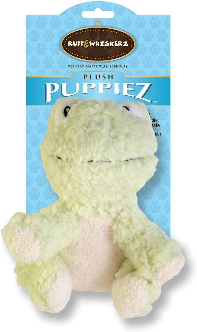 Ruff & Whiskerz Puppiez - Frog 6 Plush Dog Toy