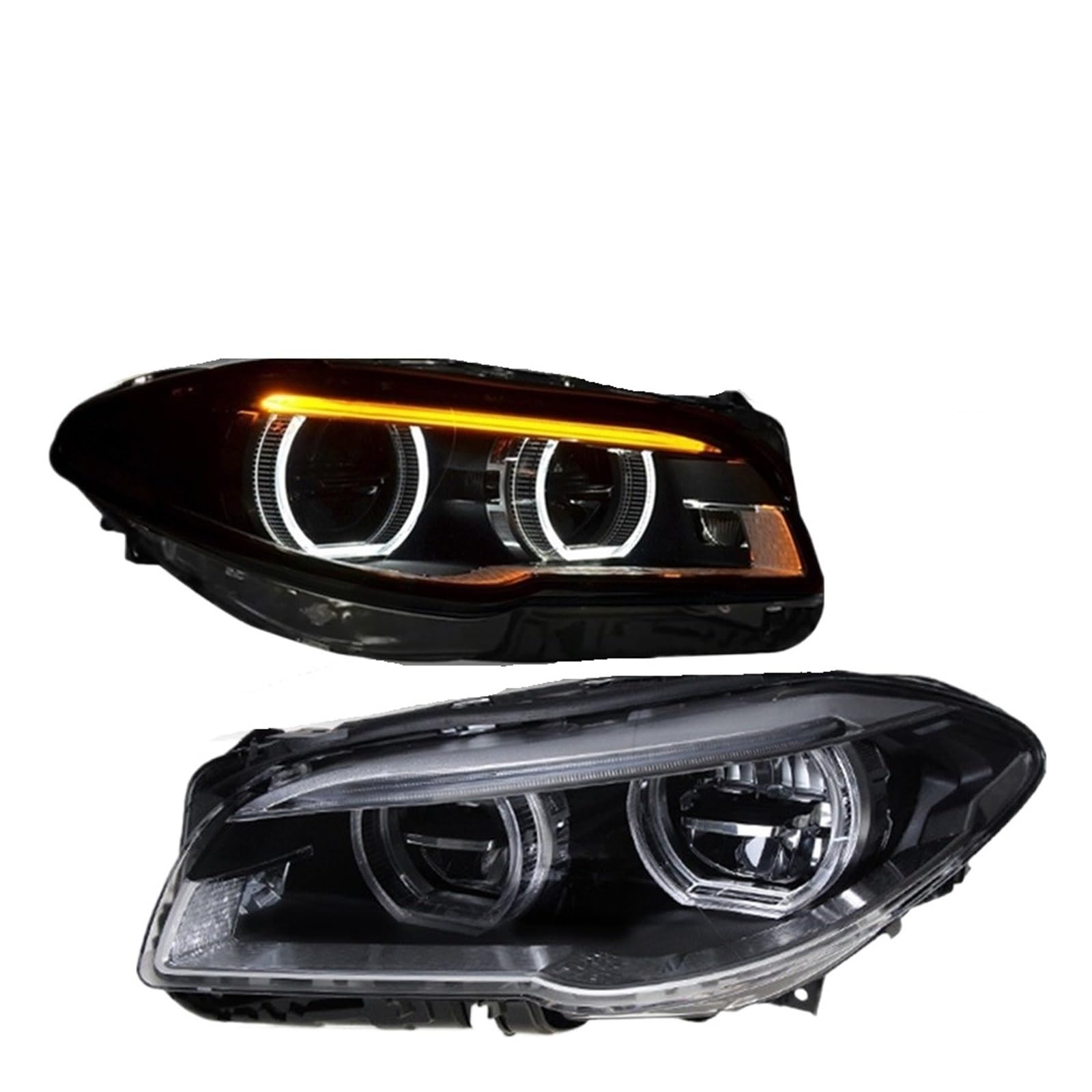 2 Pezzi di fari Anteriori Completi per BMW F10 F18 2011-2017 Serie 5 Gruppo Ottico Auto Aggiornamento Auto Nuovi Accessori di Stile