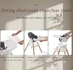 Baby High Chair, White/Grey | Adjustable Height, 5-Point Harness, Pyramid Structure for Safety, Double Trays, Detachable Easy-Clean Seat Pad