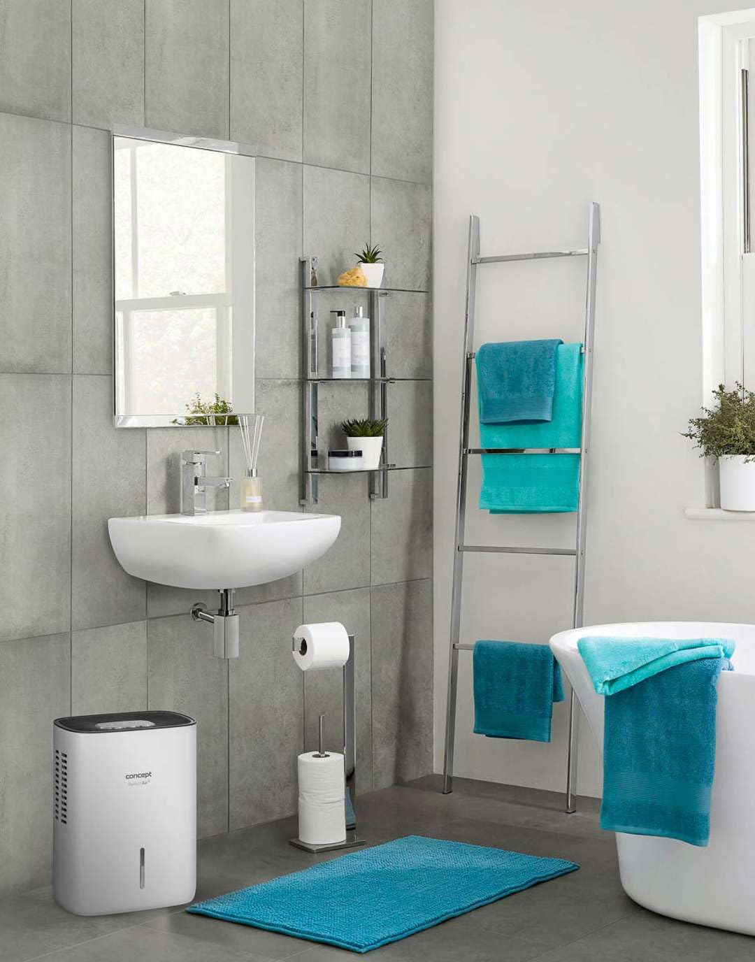 Concept Elettrodomestici Ov1000 Deumidificatori, 75 W, 1.5 Litri, Bianco