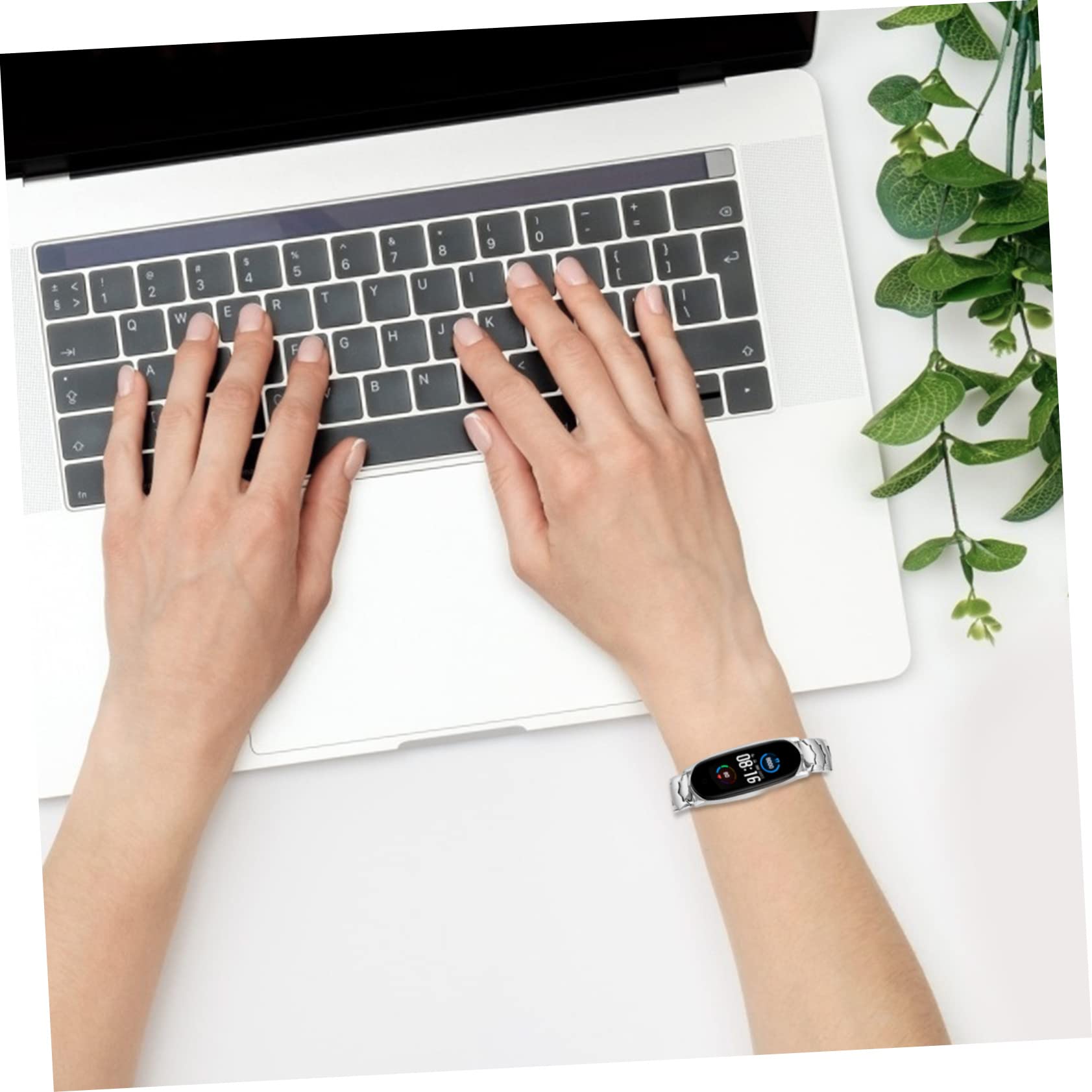 DOITOOL 3pièces Bracelet Métallique Ajustable Compatible Avec Strap Pour Montre Connectée