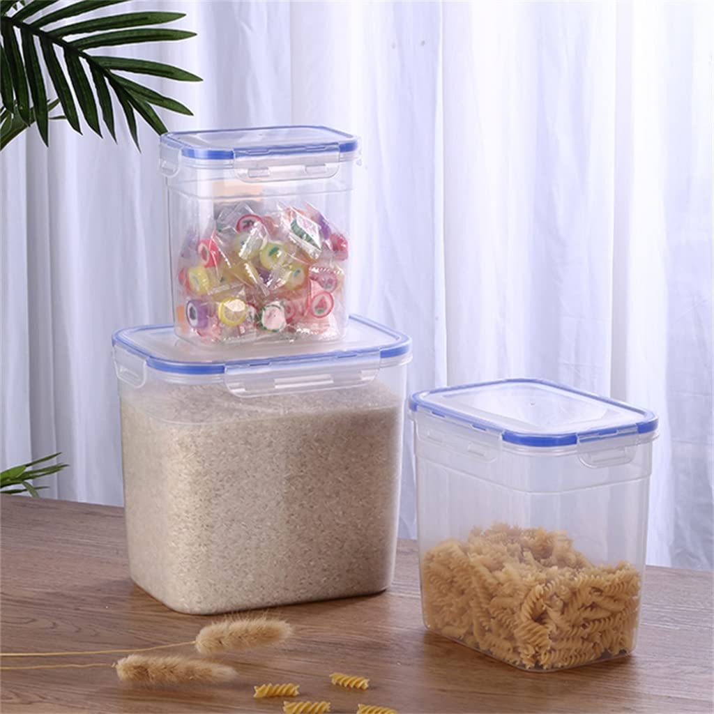 Przezroczysty pojemnik na żywność Zapieczętowany schowek do lodówki Kuchenny plastikowy pojemnik do przechowywania (Kolor: D, Rozmiar (Argento Jak pokazuje zdjęcie)