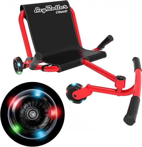 EzyRoller Classic Ride On con ruedas de luz LED color rojo