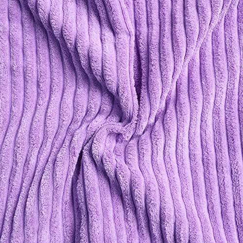 Mekajus Pack Of 4 Pillow Covers 18X18 Purple Decorative Throw Pillow Covers Soft Corduroy Solid Pillow Covers Modern Decor Square Cushion Covers For Couch Sofa Bedroom Car Living Room (Purple) #TOP3