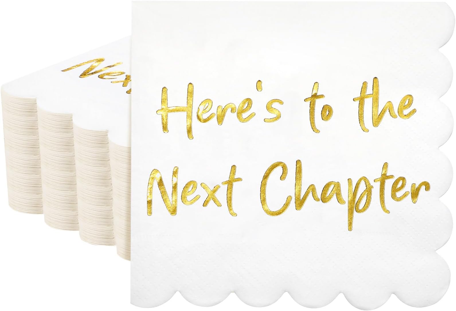 100-Pack Congratulations Quitter Cockkin Napkins - Farewell Retirement Party Decorations 5x5 Inch