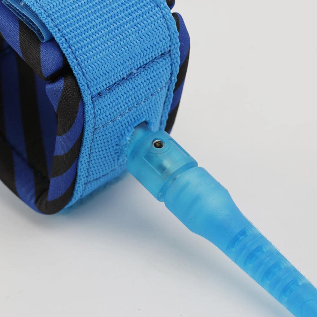 Amagogo Surfboard Leash, Robustes 6 Mm Surfboard Beinseil mit Doppelten Wirbeln, Rostfrei, Himmelblau 6 ft