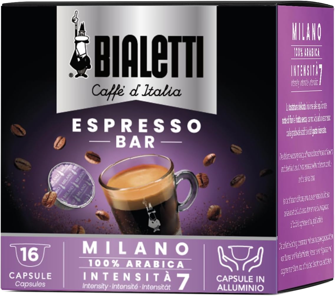 6819 Mini Express Espresso Capsules, Milano, 16-pack