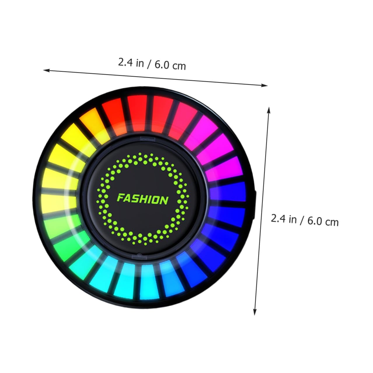 GLEAVI 3pezzi Diffusore Di Aromi Per Auto Con Luce Led Rgb Accessori Per Ventilazione Auto Design Elegante e Funzionale Soluzione Pratica Per Rinfrescare Della Tua Macchina