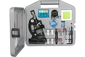 AmScope Kids M30 First Phase Beginners Microscope Set For Kids
