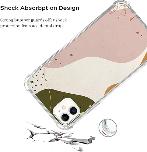 Miniatura 8 de Funda de teléfono retro Groovy de los años 70 para iPhone 11, funda floral indie naranja amarilla para adolescentes, mujeres y hombres, funda de TPU