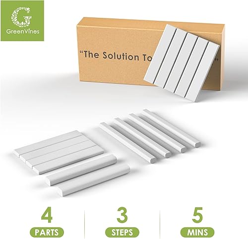 Miniatura 8 de GREENVINES Adirondack - Mesa lateral para exteriores  14 x 13 pulgadas  Plástico HDPE  Todo clima  Blanco  Mesas auxiliares exteriores  Estante de