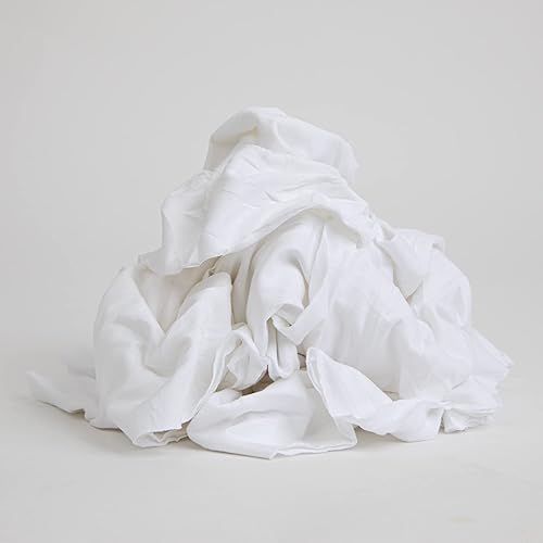 Miniatura 7 de Arkwright W43 - Trapos de algodón para camisetas, bolsa de 10 libras, paños suaves sin pelusa para limpieza, sin rayas ni arañazos, toallas de