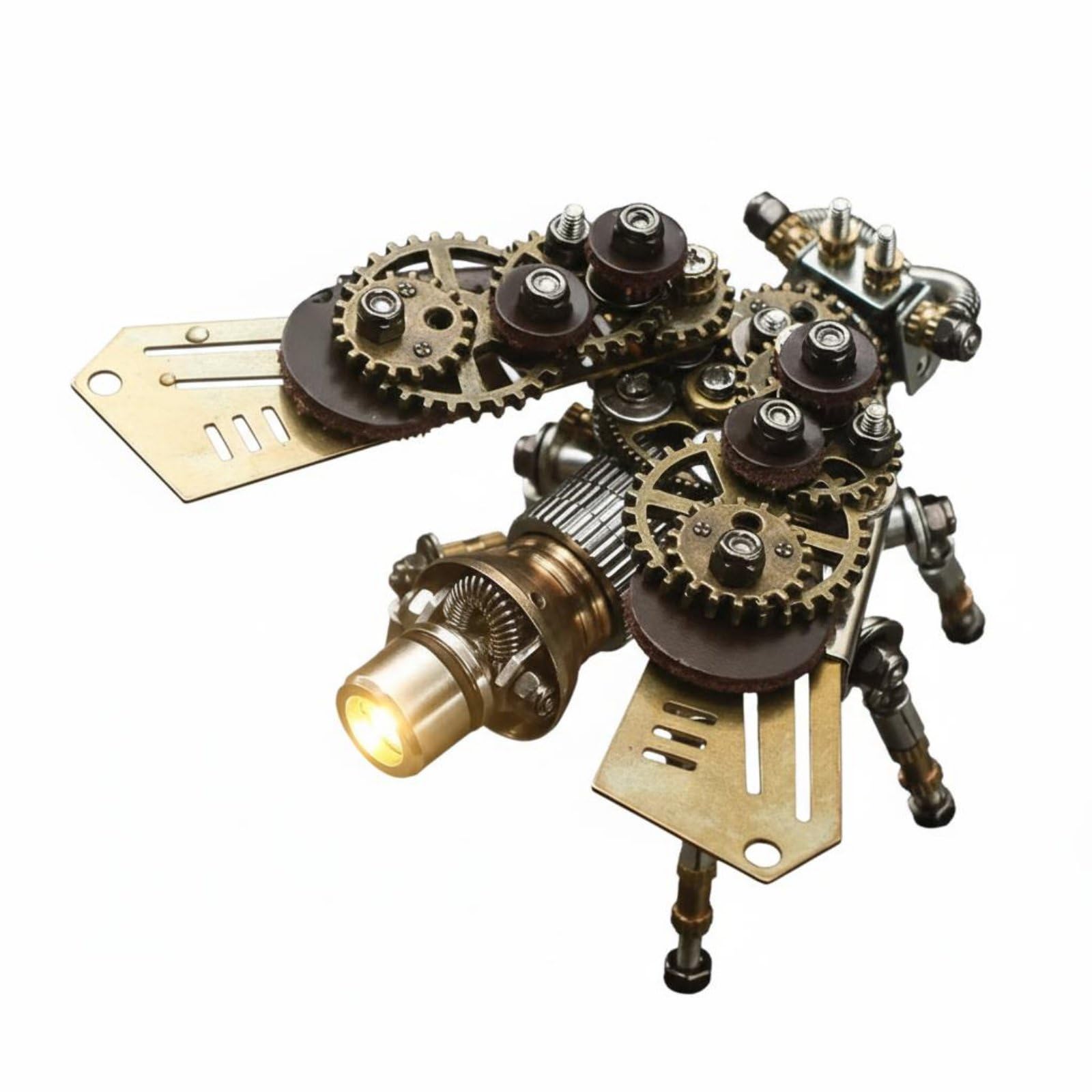 Artware Modello Puzzle Artistico Metallo Assemblaggio Manuale Ornamento Steampunk Decorativo Dettagliato Adatto a Appassionati Collezione Decorazione, Lucciola Meccanica