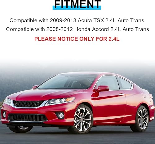 Miniatura 3 de JDMON 5 piezas de repuesto para motor de motor y montaje Trans para Honda Accord 2.4L 2008-2012, Acura TSX 2009-2013 (transmisión automática)