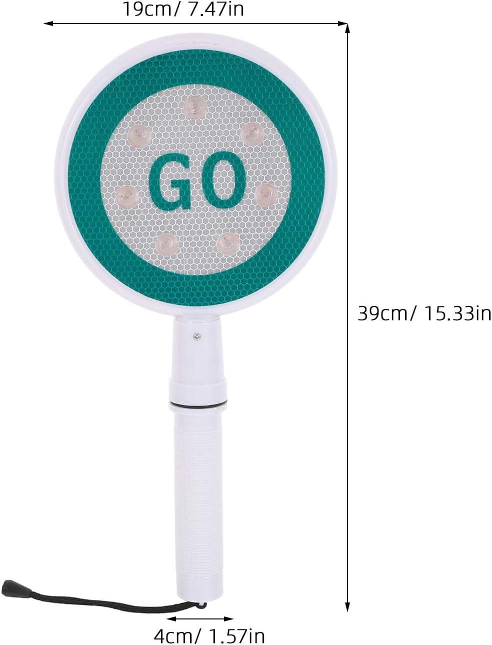 2pcs Stop Signs: LED Handheld Stop Signs - Double Sided Traffic Paddles for Parking Garage Safety Warning - Portable Paddles for Traffic Control