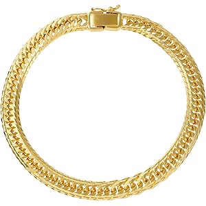 Amazon | [フェアリーカレット] 18金ブレスレット K18 14面M