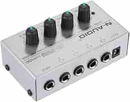 オーディオミキサー 4ch 小型 軽量 MicroAMP HA-400！送料無料 Behringer MicroAMP HA400 Headphone Amplifier 1/4 inch 6.35mm