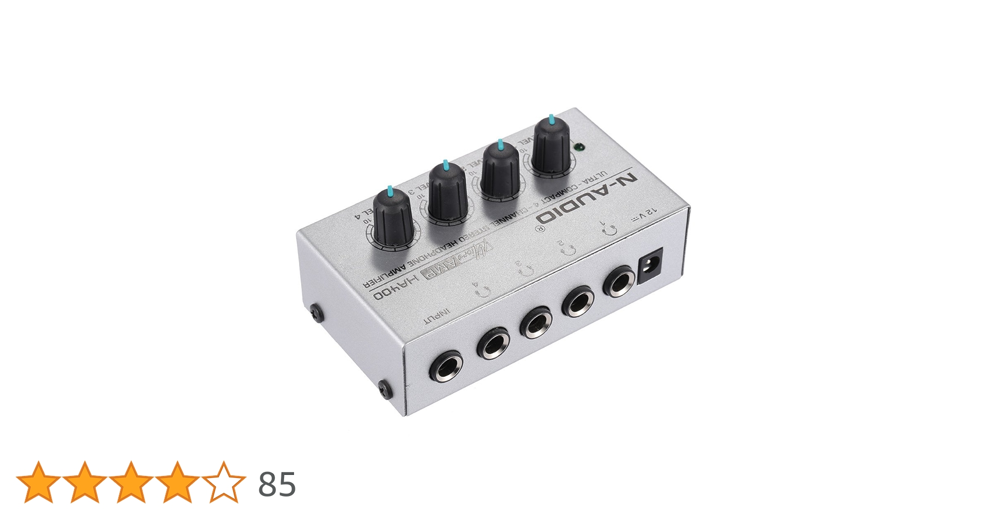 オーディオミキサー 4ch 小型 軽量 MicroAMP HA-400！送料無料 BEHRINGER ( ベリンガー ) HA400 Microamp ヘッドホンアンプ