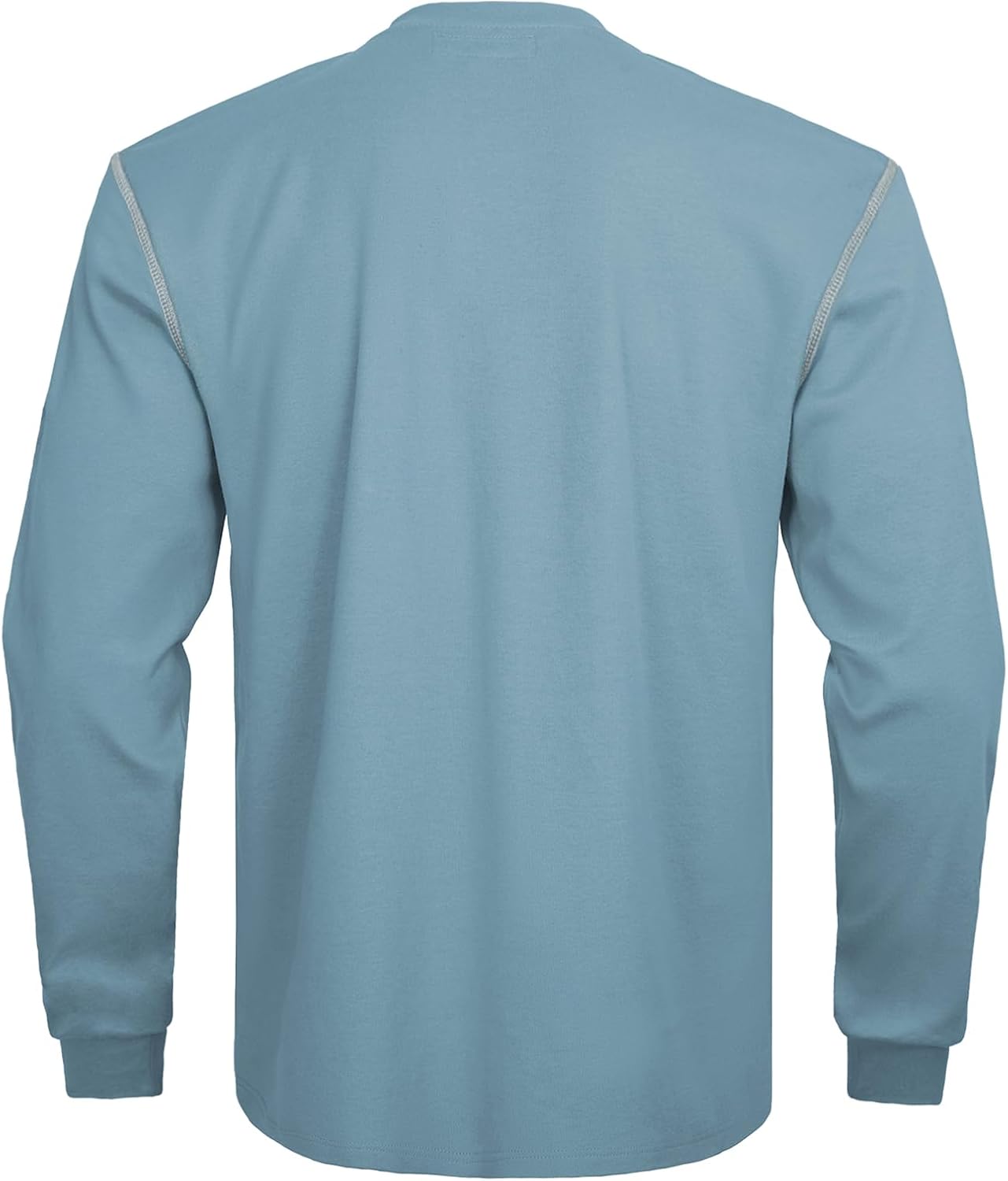 FR Shirts for Men Flame Resistant Shirt 5.5oz 100% Cotton Light Weight CAT2 Fire Retardant Henley Shirts - Image 3