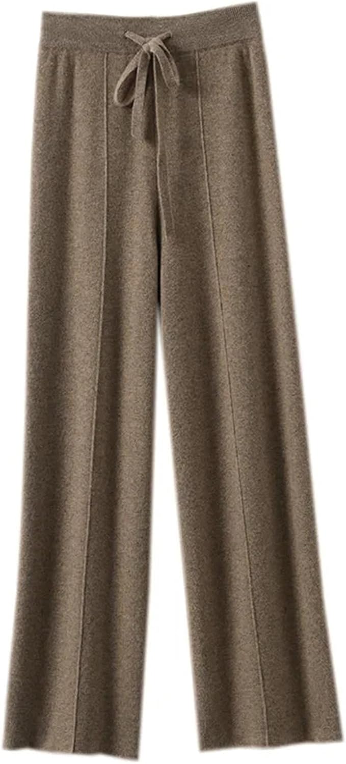 Women Wool Fashion Pants, Knitted Loose Cashmere Women Pants