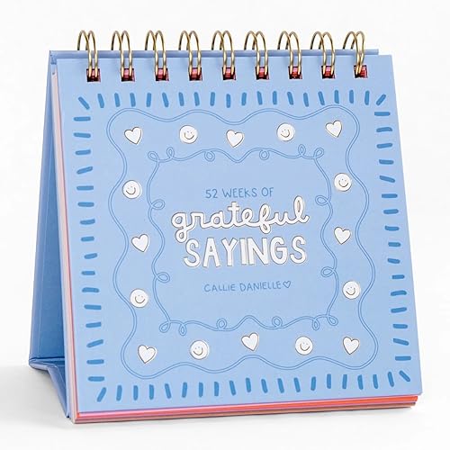 Perpetual Desktop Calendar – 52 Weeks of Grateful Sayings by