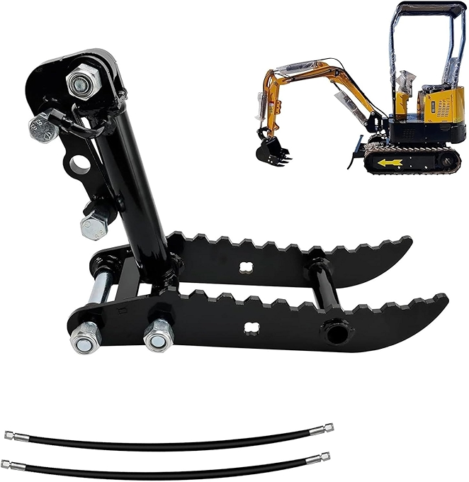 BBTEQEKN Hydraulic Thumb Clip Attachment for Mini Diggers