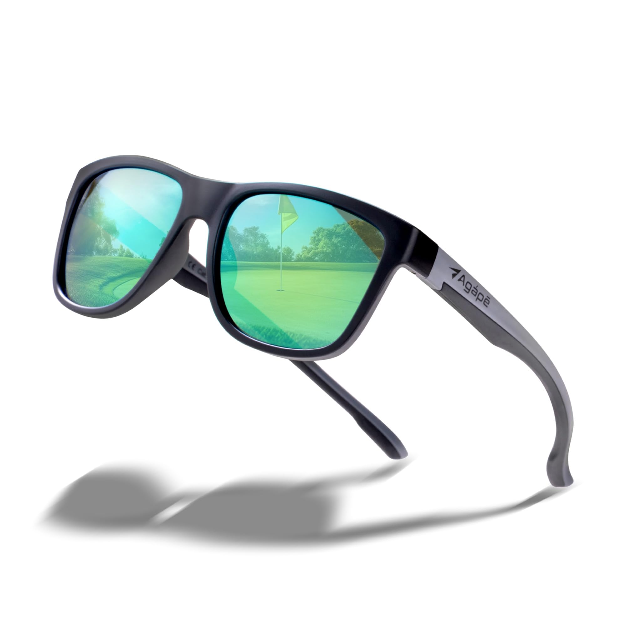 agape Birdyx Polycarbonate Red Lenses Golf Sunglasses