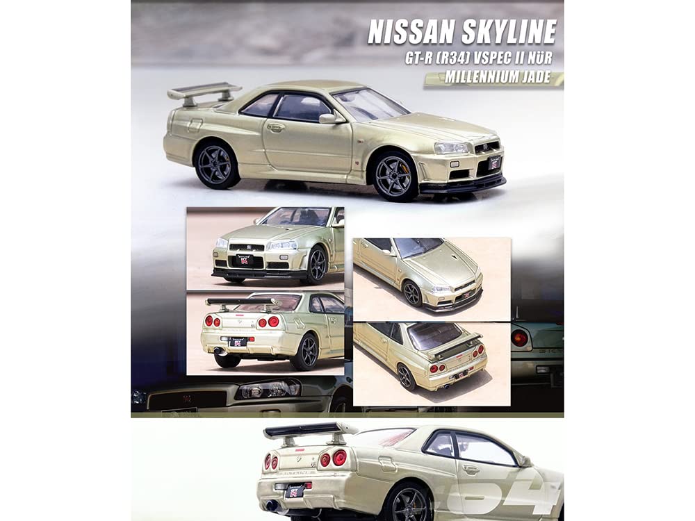 Amazon.co.jp: Inno Models IN64-R34VS-MJADE 1/64 Nissan